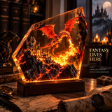 Fire Dragon Halloween Lamp By Luviko