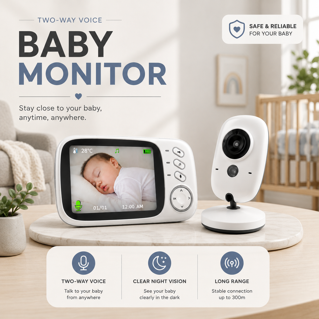Digital Baby Care Device By Luviko